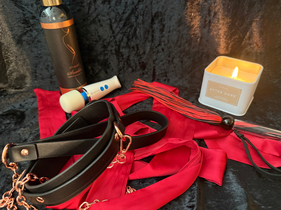 a set of BDSM toys 
