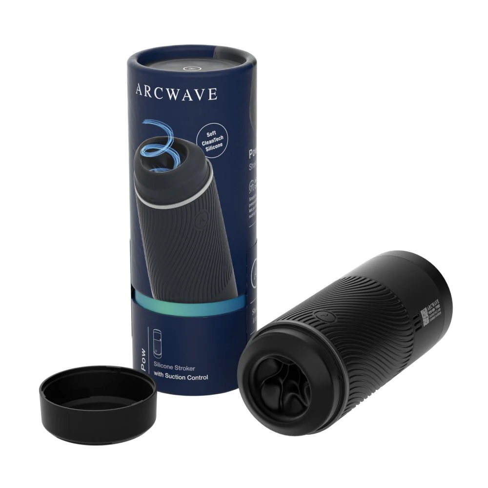 Pow Silicone Stroker with Suction Control