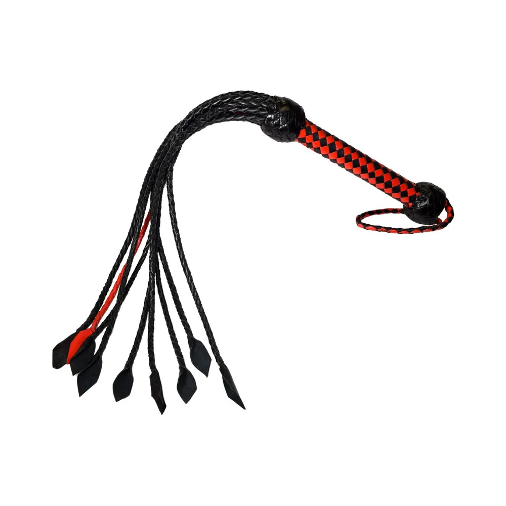 Short Handle Flogger Black/Red