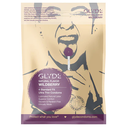Glyde Ultra Natural Flavor Condom 4pk