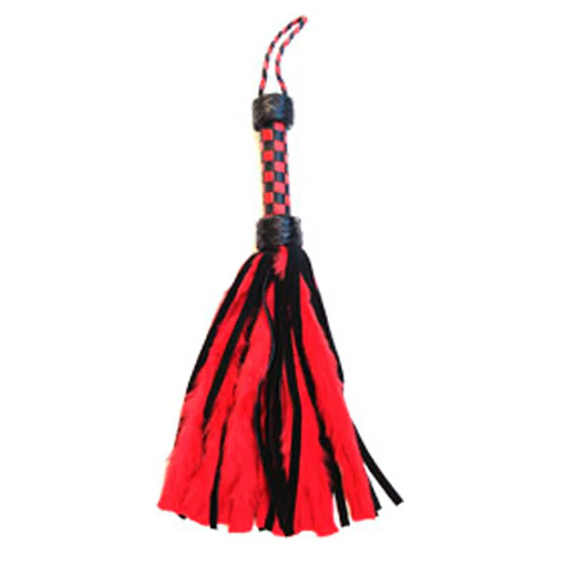 Suede & Fluff Mini Flogger