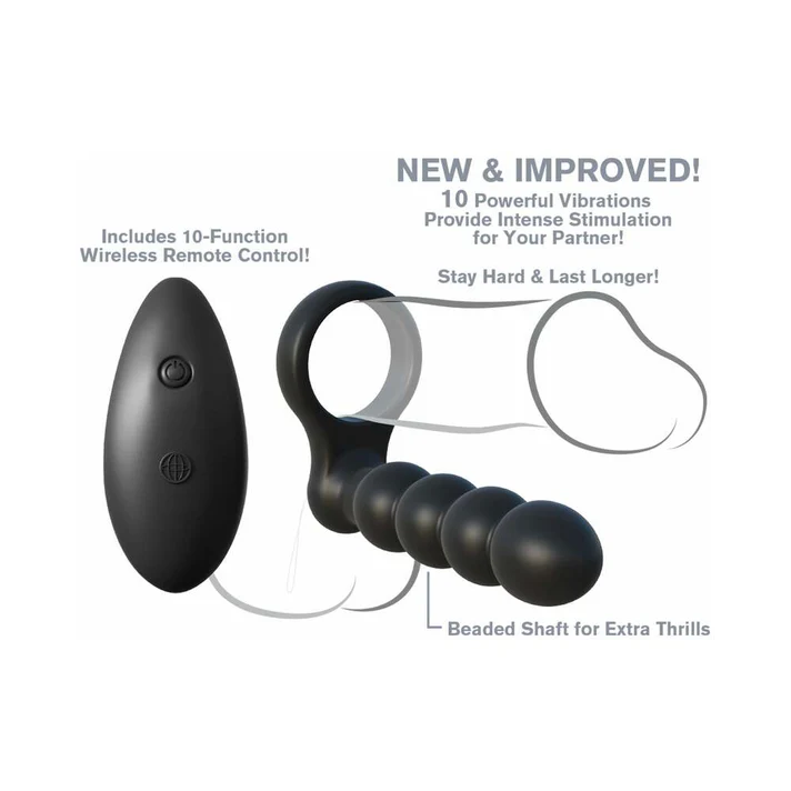 Double Penetrator Vibrating Cockring