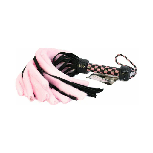Suede & Fluff Mini Flogger