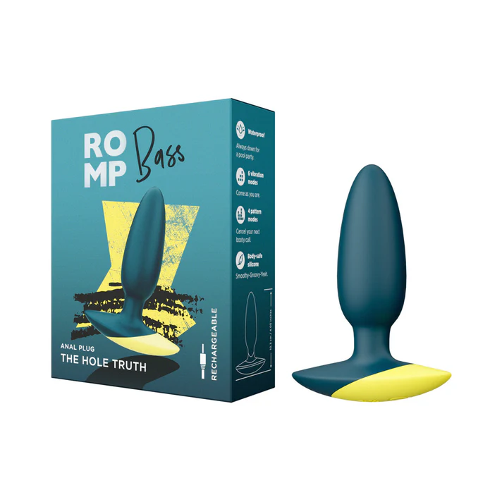 Bass Rechargeable Silicone Vibrating Anal Plug