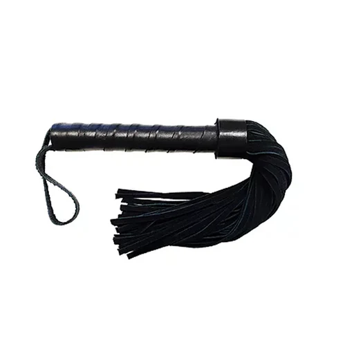 Short Suede Flogger with Leather Handle