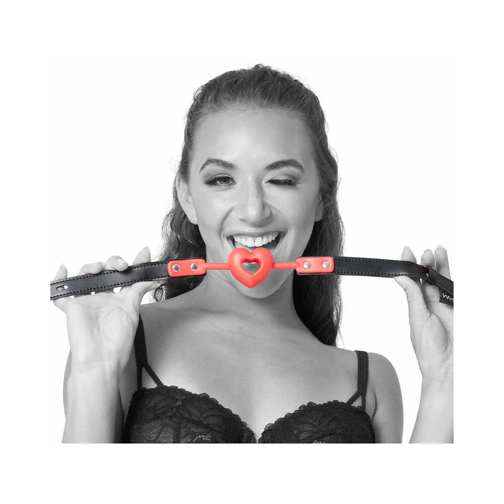 Amor Heart-Shaped Silicone Ball Gag