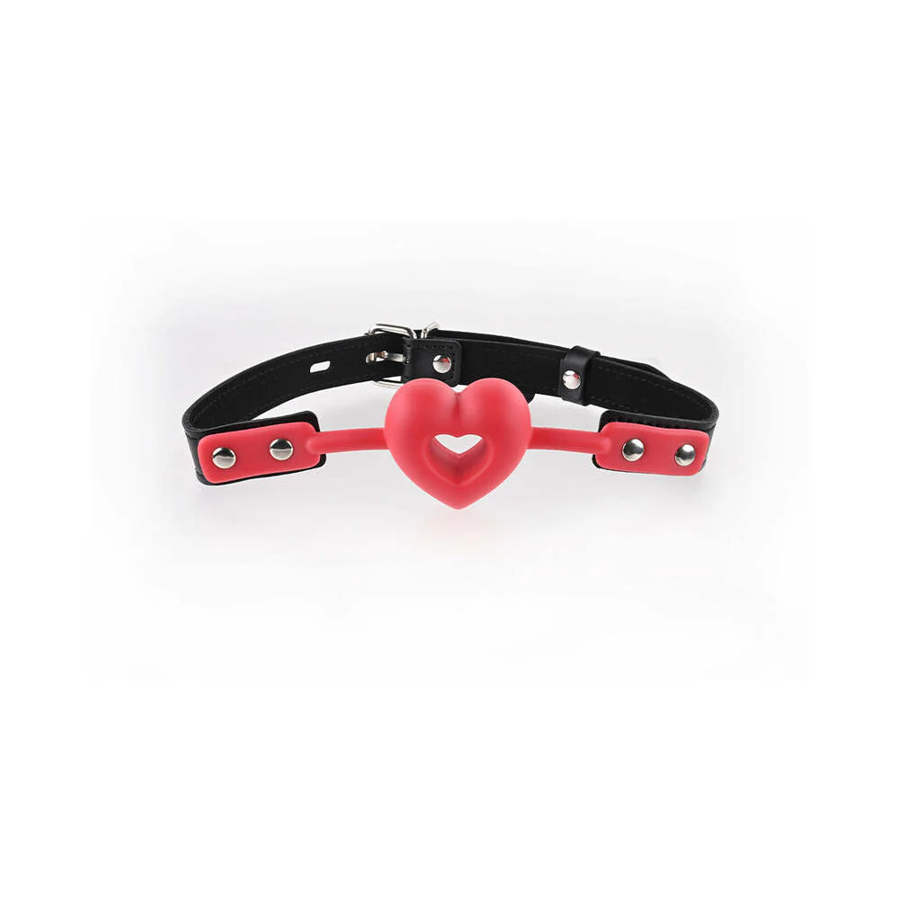 Amor Heart-Shaped Silicone Ball Gag