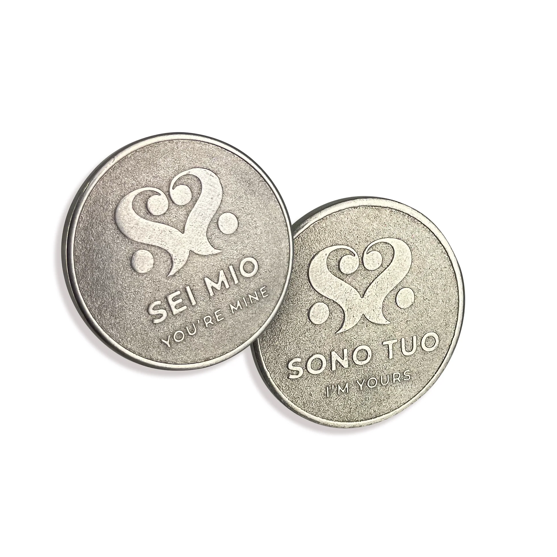 Stainless Steel Coin SEI MIO / SONO TUO
