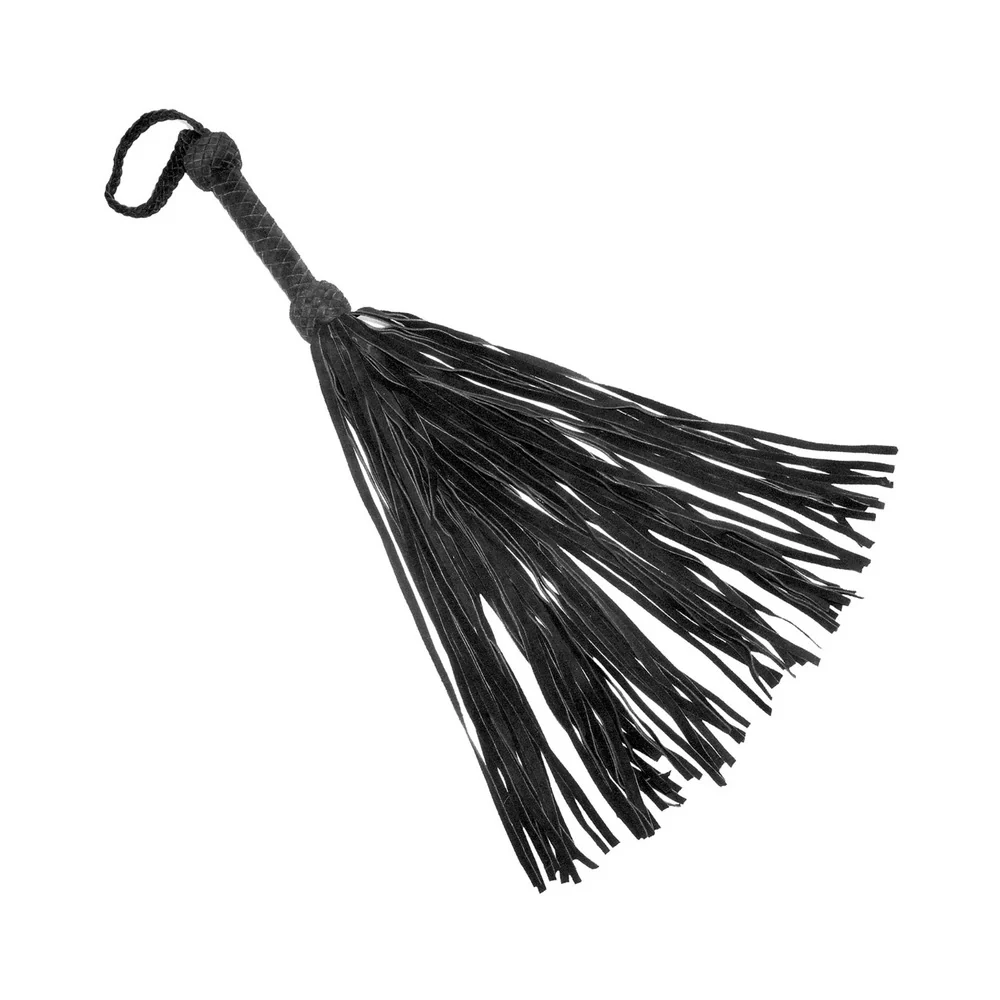 Leather Suede Flogger Black