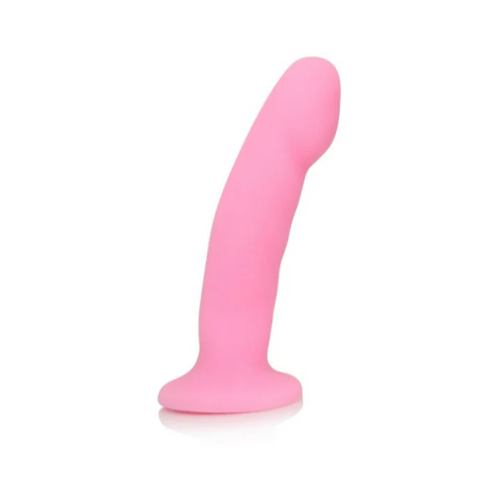 Luxe Cici 6.5 in. Curved Silicone Dildo