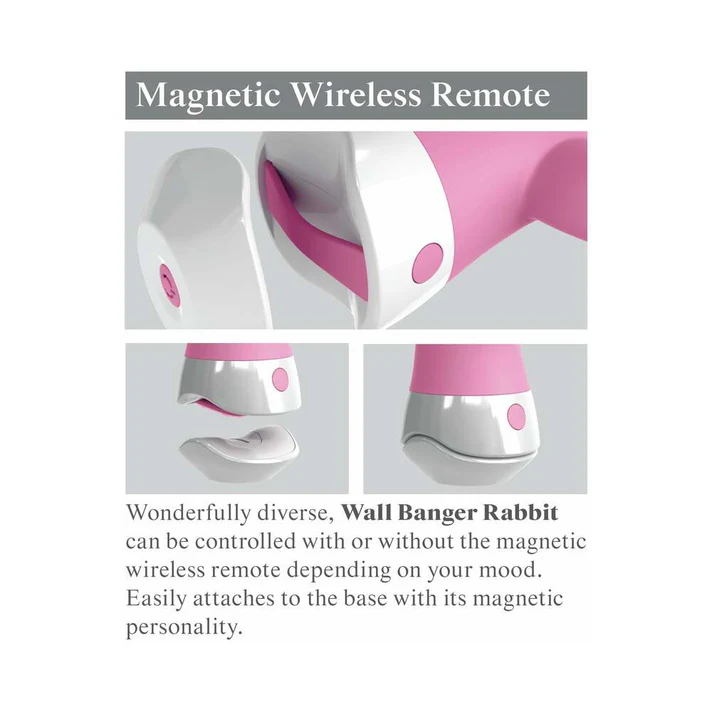 Wall Banger Rabbit Vibrator With Suction Cup