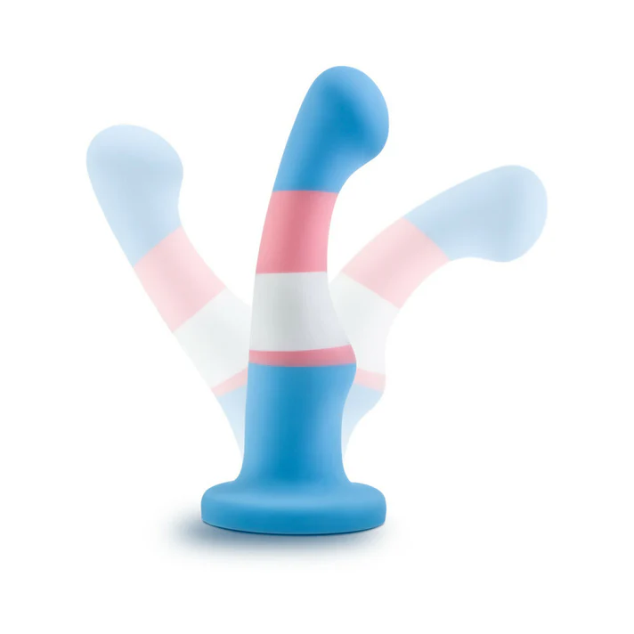 Pride P2 True Blue 6 in. Silicone Dildo