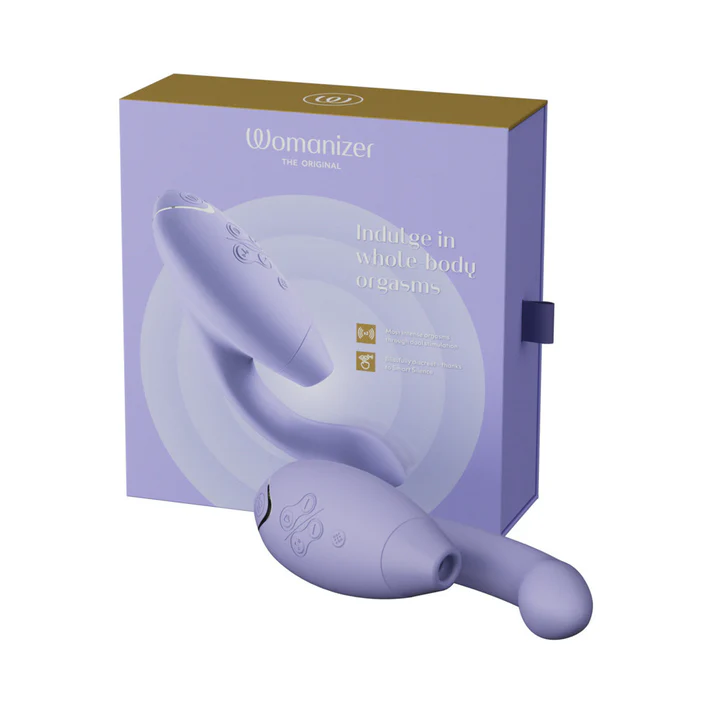 Womanizer Duo 2 Rechargeable Dual Stimulation Pleasure Air and G-Spot Vibrator