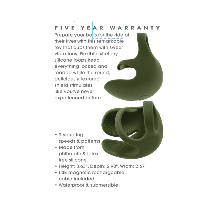 Zero Tolerance Nutty Buddy Rechargeable Cock Ring Stimulator