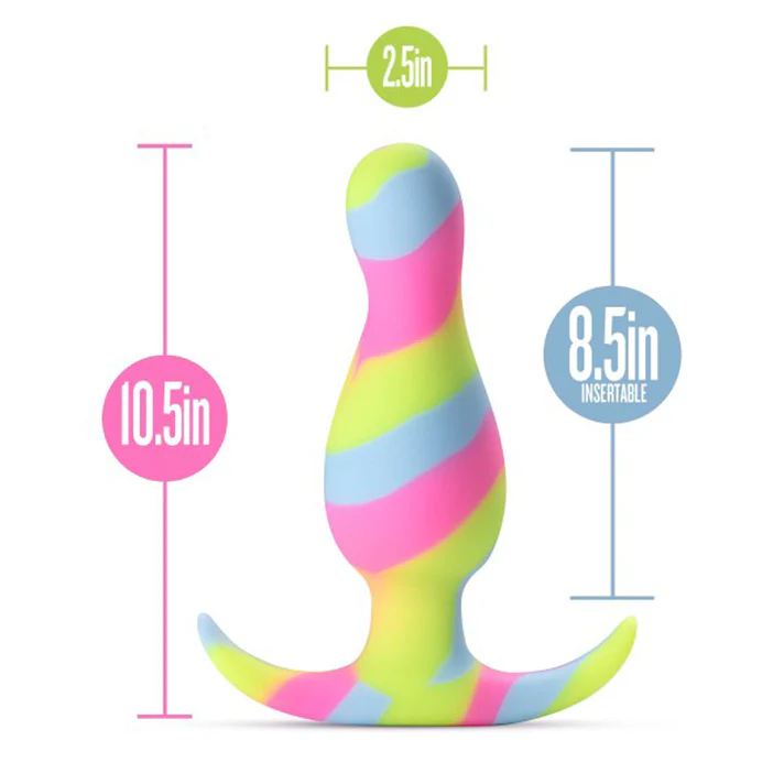 Silicone Anal Plug Lime