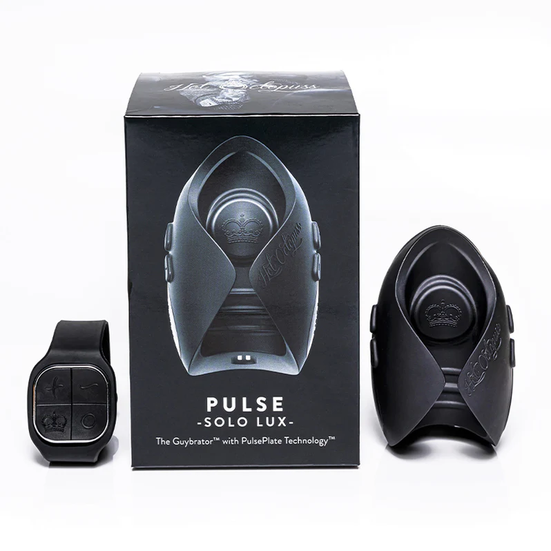 Pulse Solo Lux Rechargeable Remote-Controlled Vibrating Stroker