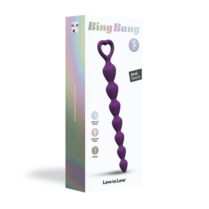 Love to Love Bing Bang Silicone Anal Beads Small