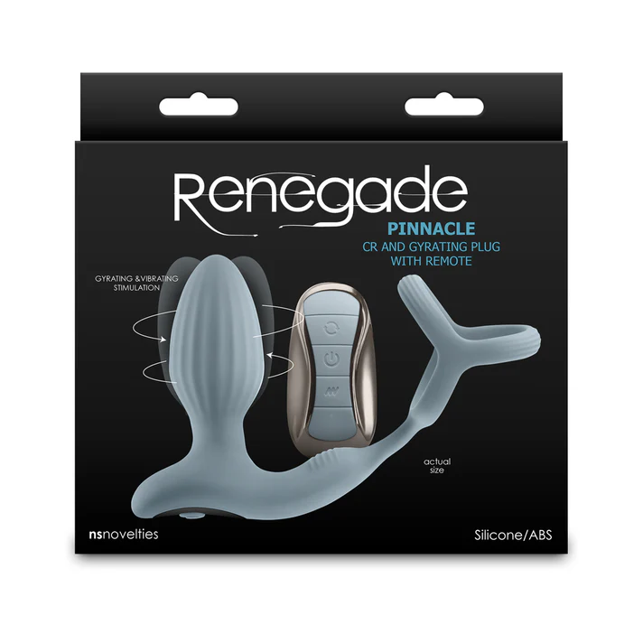 Cockring and Gyrating Plug with Remote