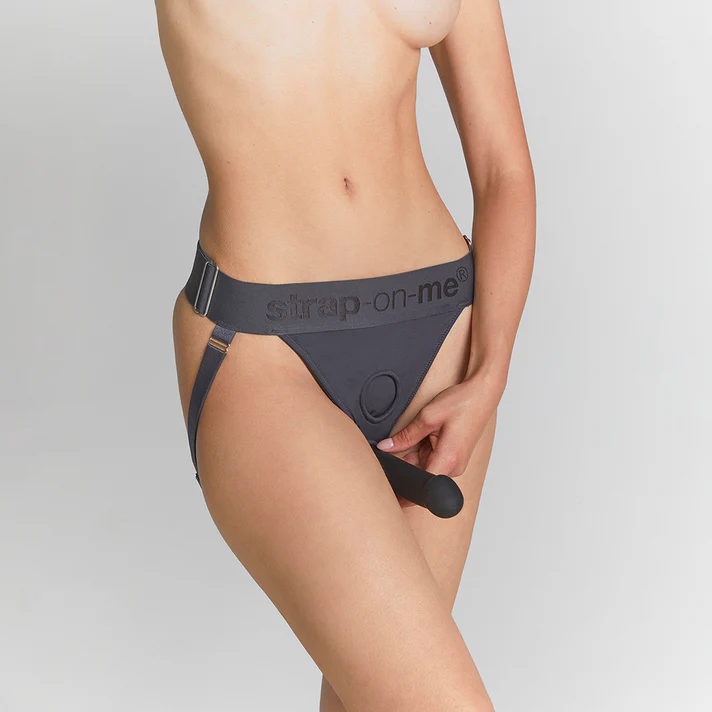 Harness Lingerie Unique One Size Grey