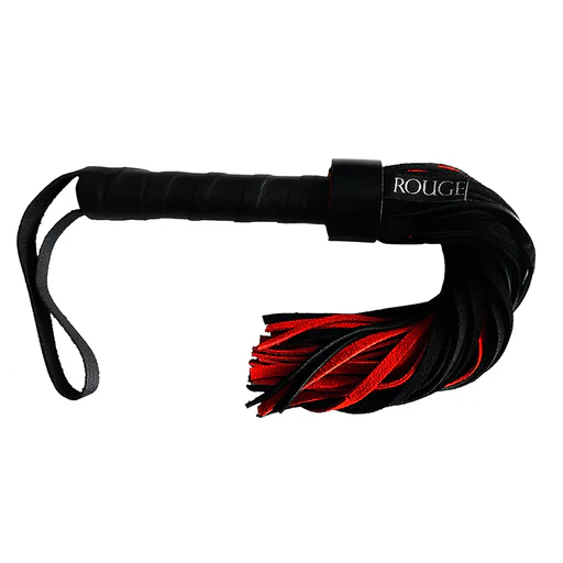 Short Suede Flogger with Leather Handle