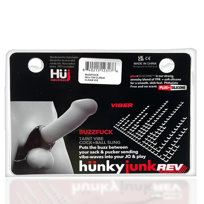 Hunkyjunk Buzzfuck Cock & Ball Sling with Taint Vibrator