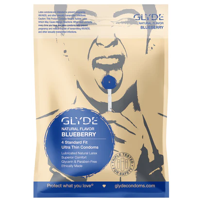 Glyde Ultra Natural Flavor Condom 4pk