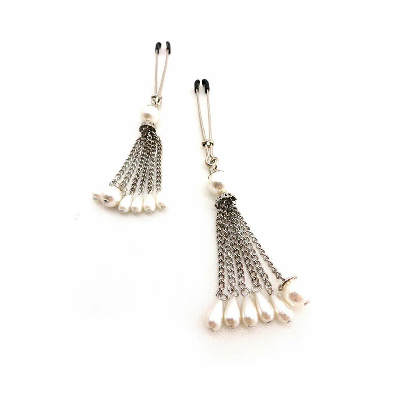 Pearl Tassels Nipple Clamps