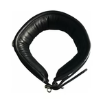 Rouge Leather Padded Collar Black